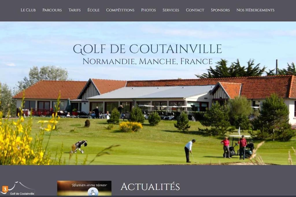 Maison Bord De Mer Individuel Gouville-sur-Mer Ngoại thất bức ảnh